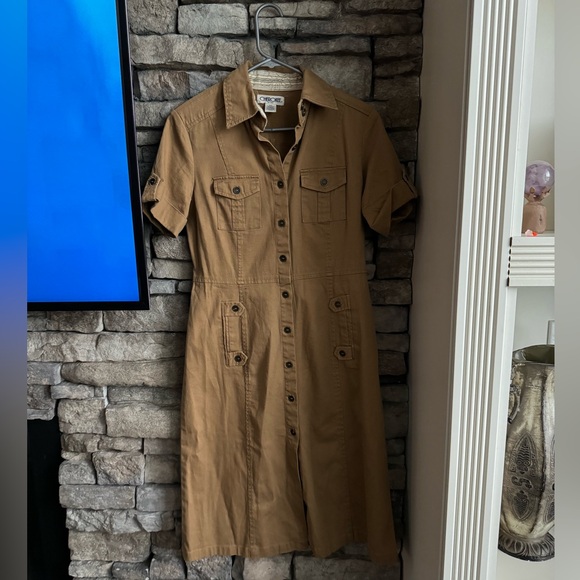 Cherokee vintage denim midi dress - Picture 1 of 5